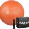 Rockerz Fitness® - Yoga Bal Inclusief Pomp - Pilates Bal - Fitness Bal - Zwangerschapsbal - Goede Houding Bij Het Thuiswerken - 65 Cm - Kleur: Oranje -Fit Gear Verkoop 1200x1114 5