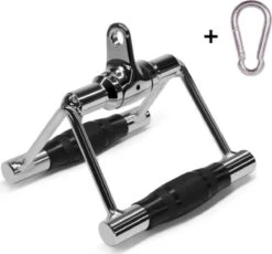 MIRO Roeigreep - Meedraaiend - Roei Handgreep - Parallelgreep - Handvat - Fitness - Dubbele Handgreep - + Karabijnhaak -Fit Gear Verkoop 1200x1116