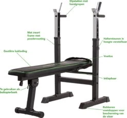 Tunturi WB20 Halterbank - Fitnessbank - Trainingsbank - Utility Bench - Opklapbaar - Bankdrukbank - Kleur: Zwart 20 Tunturi WB20 Halterbank - Fitnessbank - Trainingsbank - Utility Bench - Opklapbaar - Bankdrukbank - Kleur: Zwart -Fit Gear Verkoop 1200x1116 4