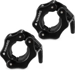 Navaris Halterstangsluiters- Lock Jaw Collar Set - 2x Barbell Sluiting - Halterstangsluiting - Sluitklemmen Voor Halterstangen -Fit Gear Verkoop 1200x1121 4