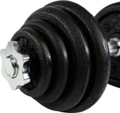 RS Sports Dumbellset - Halterset Met Gewichten - Totaal 30 Kg - 2 Stangen - Zwart 15 RS Sports Dumbellset - Halterset Met Gewichten - Totaal 30 Kg - 2 Stangen - Zwart -Fit Gear Verkoop 1200x1128 2