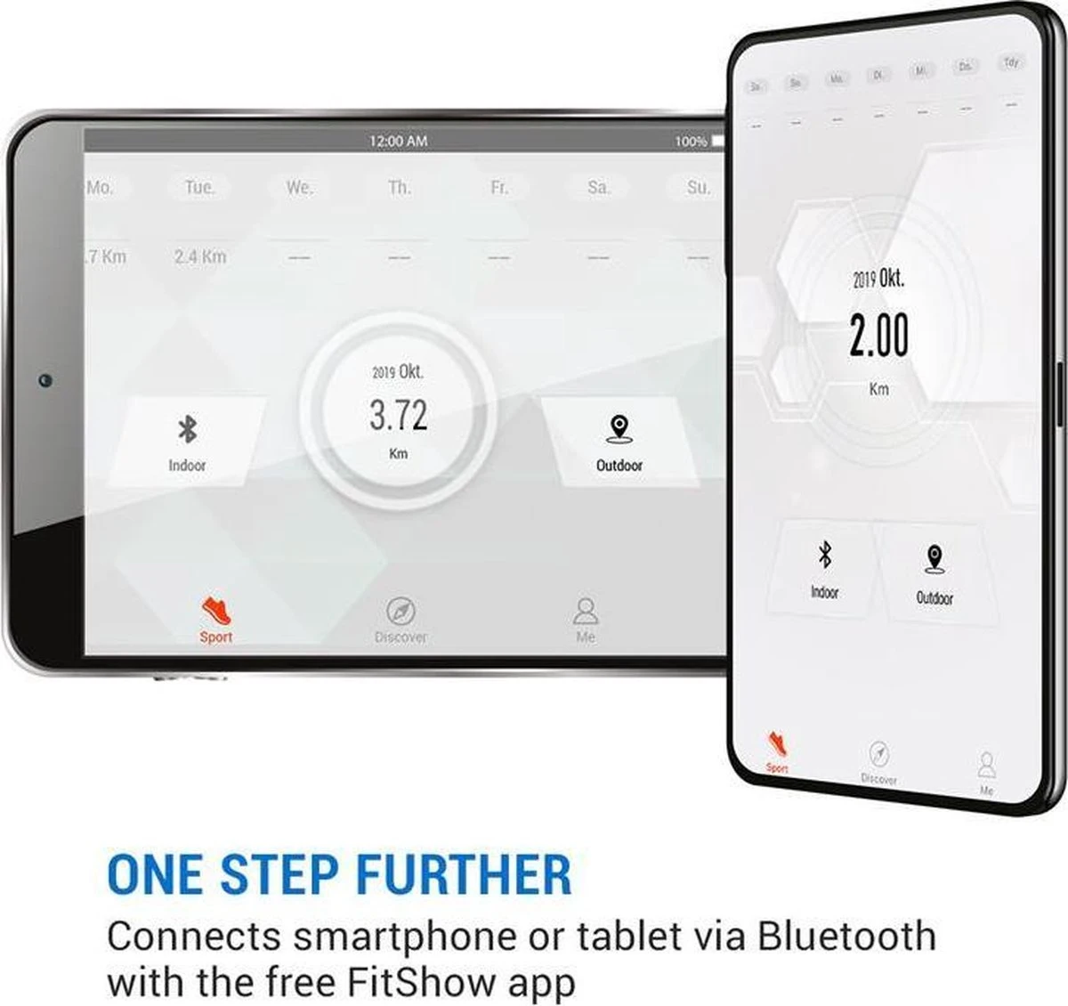 CAPITAL SPORTS Galaxy Step - Mini Stepper - Fitness Training Voor Thuis - LC Display - Inclusief Power Ropes - App Bediening - Blauw 9 CAPITAL SPORTS Galaxy Step - Mini Stepper - Fitness Training Voor Thuis - LC Display - Inclusief Power Ropes - App Bediening - Blauw - Afbeelding 7