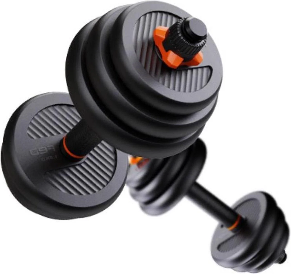 Active Panther Dumbbell Set 40 Kg - Zwart/Oranje Verstelbare Halter, Dumbbell & Kettlebell Stang 40 Kg Totaal 8 Active Panther Dumbbell Set 40 Kg - Zwart/Oranje Verstelbare Halter, Dumbbell & Kettlebell Stang 40 Kg Totaal - Afbeelding 6