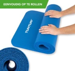 Tunturi Fitnessmat - Yogamat - Sportmat Gemaakt Van Zacht NBR Materiaal - 180 X 60 X 1,5cm - Blauw - Incl. Gratis Fitness App 11 Tunturi Fitnessmat - Yogamat - Sportmat Gemaakt Van Zacht NBR Materiaal - 180 X 60 X 1,5cm - Blauw - Incl. Gratis Fitness App -Fit Gear Verkoop 1200x1131 7