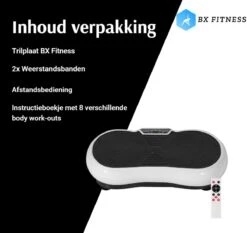 BX Fitness® Trilplaat – Trilplaat Wit - Fitness - Trilplaat Voor Benen Bloedsomloop - Trainingsapparatuur Voor Uithoudingstraining - Stimuleert Spiergroepen - -Fit Gear Verkoop 1200x1134 3