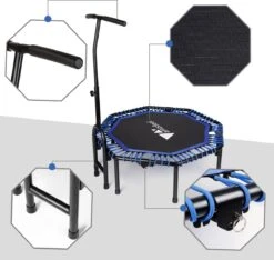 FOXSPORT Trampoline - Jump - Fitness - Volwassene Of Kindertrampoline - Fitness Trampoline Met Handvat - Mini Trampoline - Kleine Trampoline - Sport Trampoline - Inclusief Handgrip - Fitnesstrampolines - 119 Cm -Fit Gear Verkoop 1200x1136 7