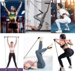 Rebenga Resistance Bar 2.0+ Trainingsschema - Multifunctioneel - Full Body Workout - Resistance Band Set - Weerstandsbanden - Fitness Elastiek Booty Band - Pilates - Pilates Bar - Booty Bar - Pilates Stick - Thuis Sporten + GYM ZAK -Fit Gear Verkoop 1200x1137 11