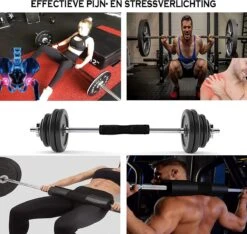 MJ Sports Premium Barbell Pad - Nekbeschermer - Barpad - Nekkussen - Squats - Hip Thrusts - Fitness - Zwart -Fit Gear Verkoop 1200x1137 9