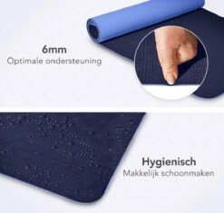 LifeGoods Yogamat - 61x183x0,6cm - Draagriem - Extra Dik - Blauw -Fit Gear Verkoop 1200x1140 6