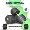 SOUTHWALL Dumbbells Set Verstelbaar Met Halterstang Tot 40kg – Verstelbare Halterset – Fitness Stang – Fitness Gewichten Set – Professionele 2-in-1 Dumbbellset – Home Gym – Krachttraining – Gebruiksvriendelijk – Multifunctioneel – Dumbell Set 40 Kg 1 SOUTHWALL Dumbbells Set Verstelbaar Met Halterstang Tot 40kg – Verstelbare Halterset – Fitness Stang – Fitness Gewichten Set – Professionele 2-in-1 Dumbbellset – Home Gym – Krachttraining – Gebruiksvriendelijk – Multifunctioneel – Dumbell Set 40 Kg -Fit Gear Verkoop 1200x1142 2