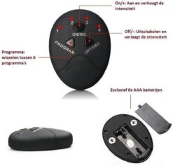 EMS Buikspiertrainer - Massage Apparaat - Elektrische Buiktrainer - Six Pack Trainer - AB Trainer - Fitness Afvallen - Lichaam Trainer - Spier Massage - 6 Programma’s - Zwart 8 EMS Buikspiertrainer - Massage Apparaat - Elektrische Buiktrainer - Six Pack Trainer - AB Trainer - Fitness Afvallen - Lichaam Trainer - Spier Massage - 6 Programma’s - Zwart -Fit Gear Verkoop 1200x1149