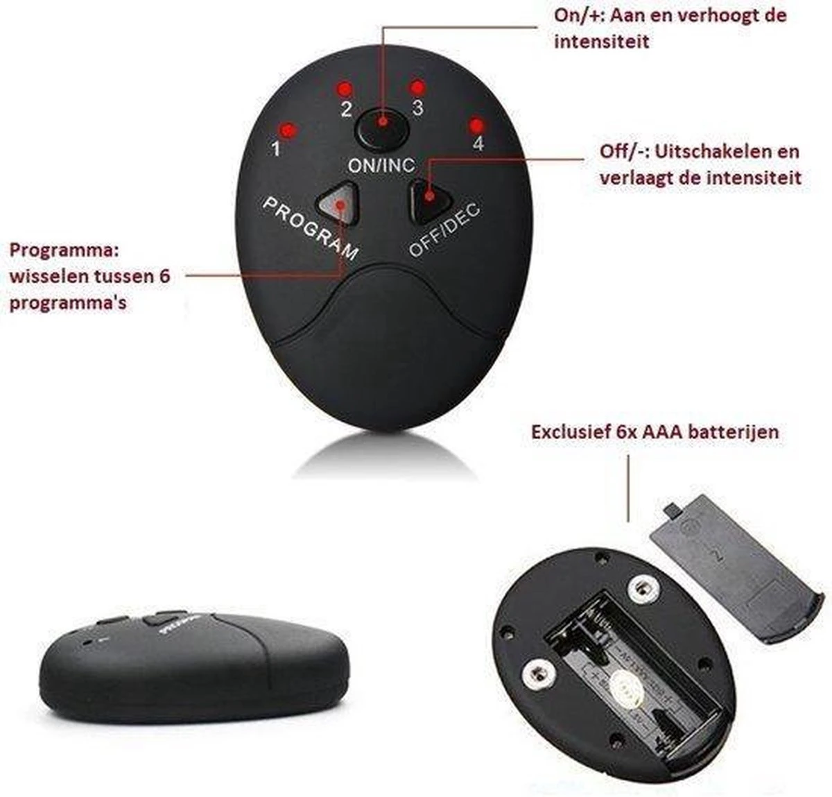 EMS Buikspiertrainer - Massage Apparaat - Elektrische Buiktrainer - Six Pack Trainer - AB Trainer - Fitness Afvallen - Lichaam Trainer - Spier Massage - 6 Programma’s - Zwart 5 EMS Buikspiertrainer - Massage Apparaat - Elektrische Buiktrainer - Six Pack Trainer - AB Trainer - Fitness Afvallen - Lichaam Trainer - Spier Massage - 6 Programma’s - Zwart - Afbeelding 3