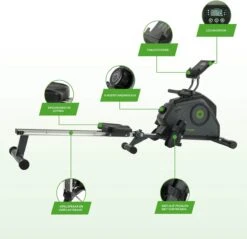 Tunturi Cardio Fit R30 Roeitrainer - Inklapbaar - Roeimachine Met 8 Weerstandsniveaus - Roeiapparaat Voor Thuis - Incl. Tablethouder 19 Tunturi Cardio Fit R30 Roeitrainer - Inklapbaar - Roeimachine Met 8 Weerstandsniveaus - Roeiapparaat Voor Thuis - Incl. Tablethouder -Fit Gear Verkoop 1200x1162