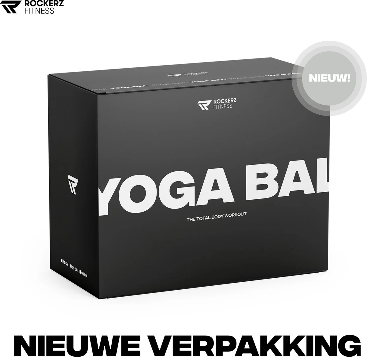 Rockerz Fitness® - Yoga Bal Inclusief Pomp - Pilates Bal - Fitness Bal - Zwangerschapsbal - Goede Houding Bij Het Thuiswerken - 75 Cm - Kleur: Grijs 8 Rockerz Fitness® - Yoga Bal Inclusief Pomp - Pilates Bal - Fitness Bal - Zwangerschapsbal - Goede Houding Bij Het Thuiswerken - 75 Cm - Kleur: Grijs - Afbeelding 6