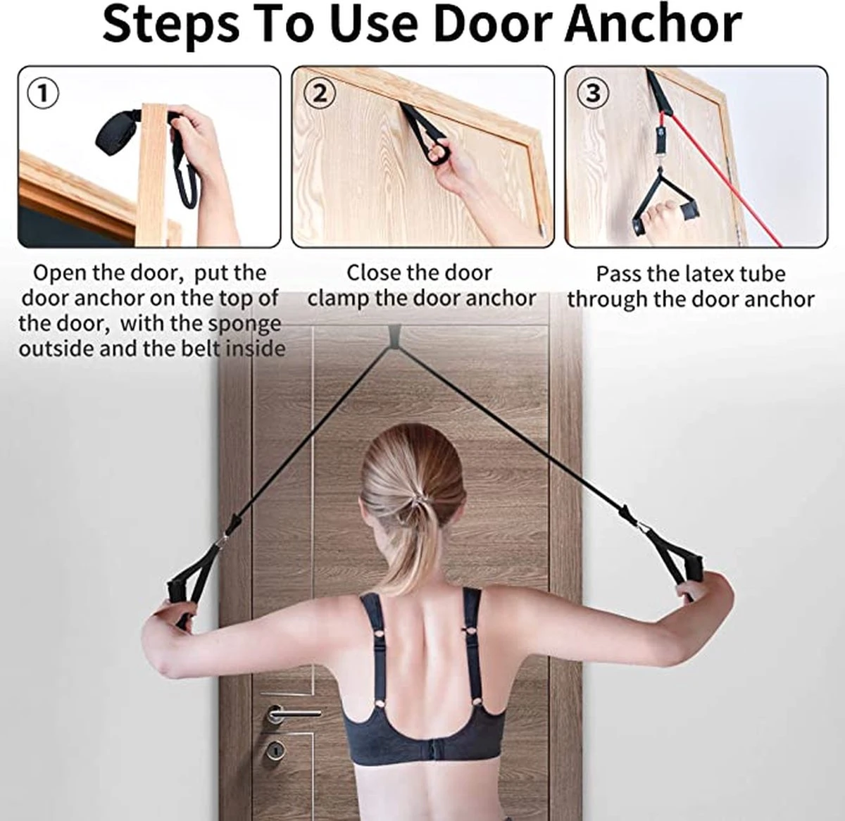 Weerstandsbandenset 11stuks-Weerstandsbanden Fitness - Extra Versterking -gewicht Van 5 Tot 68KG-Resistance Bands -met Grote Handgreep-fitnessbanden-5 Verschillende Sterktes-fitnessapparaten- Geschikt Voor Binnen En Buiten -krachttraining 6 Weerstandsbandenset 11stuks-Weerstandsbanden Fitness - Extra Versterking -gewicht Van 5 Tot 68KG-Resistance Bands -met Grote Handgreep-fitnessbanden-5 Verschillende Sterktes-fitnessapparaten- Geschikt Voor Binnen En Buiten -krachttraining - Afbeelding 4