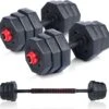 Umbro Halterset - 20 KG - Verstelbare Dumbells En Barbell - Gewichten Van 1.25 KG, 1.5KG En 2KG - Kunststof -Fit Gear Verkoop 1200x1166 2