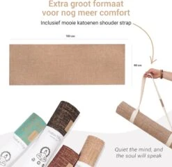 Yoga Mat Sportmat Fitnessmat Antislip Duurzaam Met Yoga Lessen - Beige -Fit Gear Verkoop 1200x1167 11