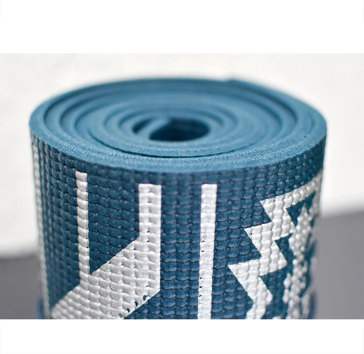 Love Generation ● Design Yoga Mat ● Fitness Mat ● Tribal Print ● Blauw 10 Love Generation ● Design Yoga Mat ● Fitness Mat ● Tribal Print ● Blauw - Afbeelding 8