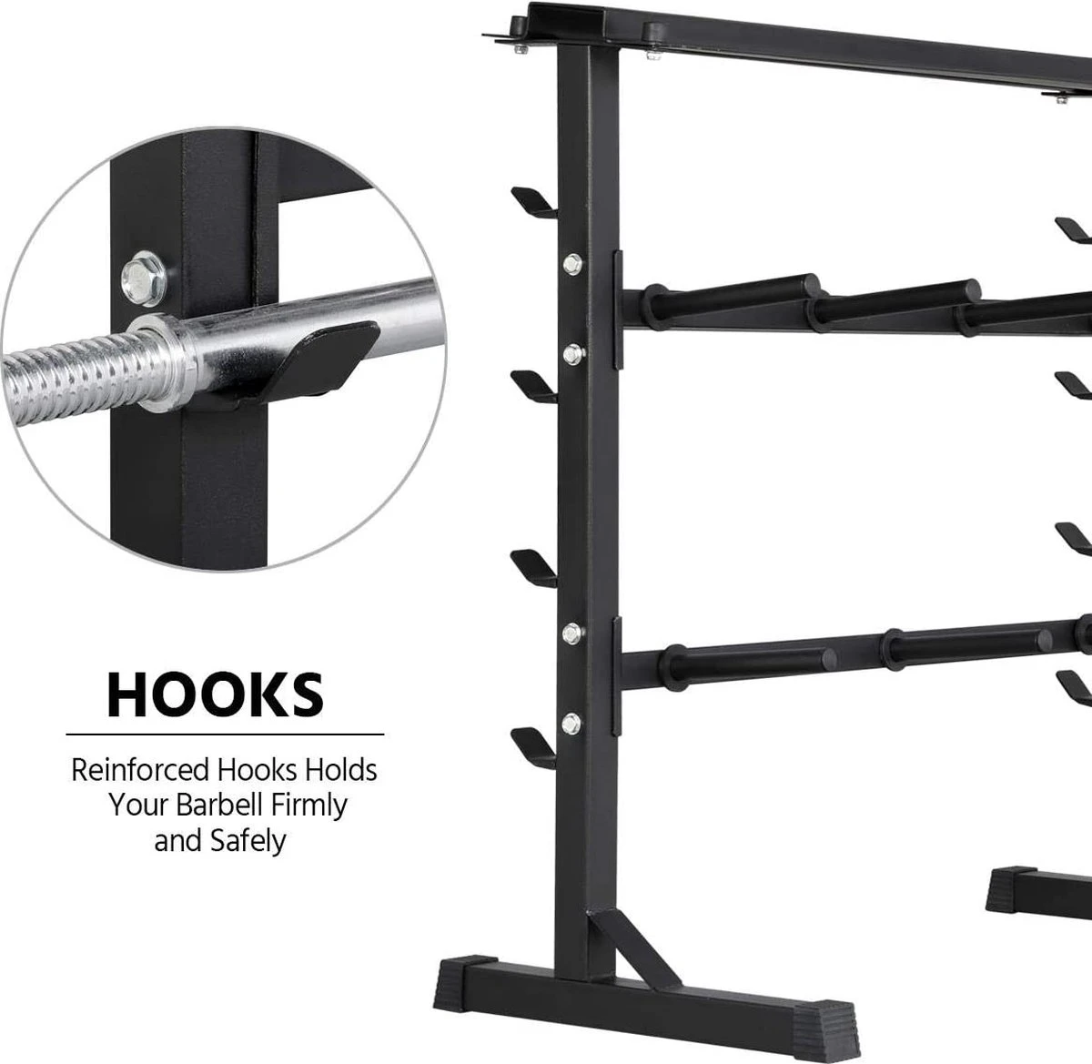 Dumbbel Halterrek Staal Dumbbel Rack Met 3 Niveaus Gewichtenstandaard Voor Sport HM-YAHEE-610866 8 Dumbbel Halterrek Staal Dumbbel Rack Met 3 Niveaus Gewichtenstandaard Voor Sport HM-YAHEE-610866 - Afbeelding 6