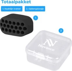 Nuvance - Kaaklijn Trainer (Ervaren Versie) - Jawline Trainer - Kaak Trainer -Fit Gear Verkoop 1200x1175 12