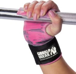 Womens Lifting Grip Roze Grijs Gorilla Wear -Fit Gear Verkoop 1200x1178 12