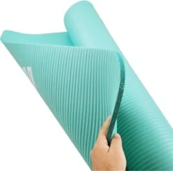 #DoYourFitness - XXL Fitness Mat - »Ashanti« - 190x100x1.0cm - Turquoise -Fit Gear Verkoop 1200x1183 9