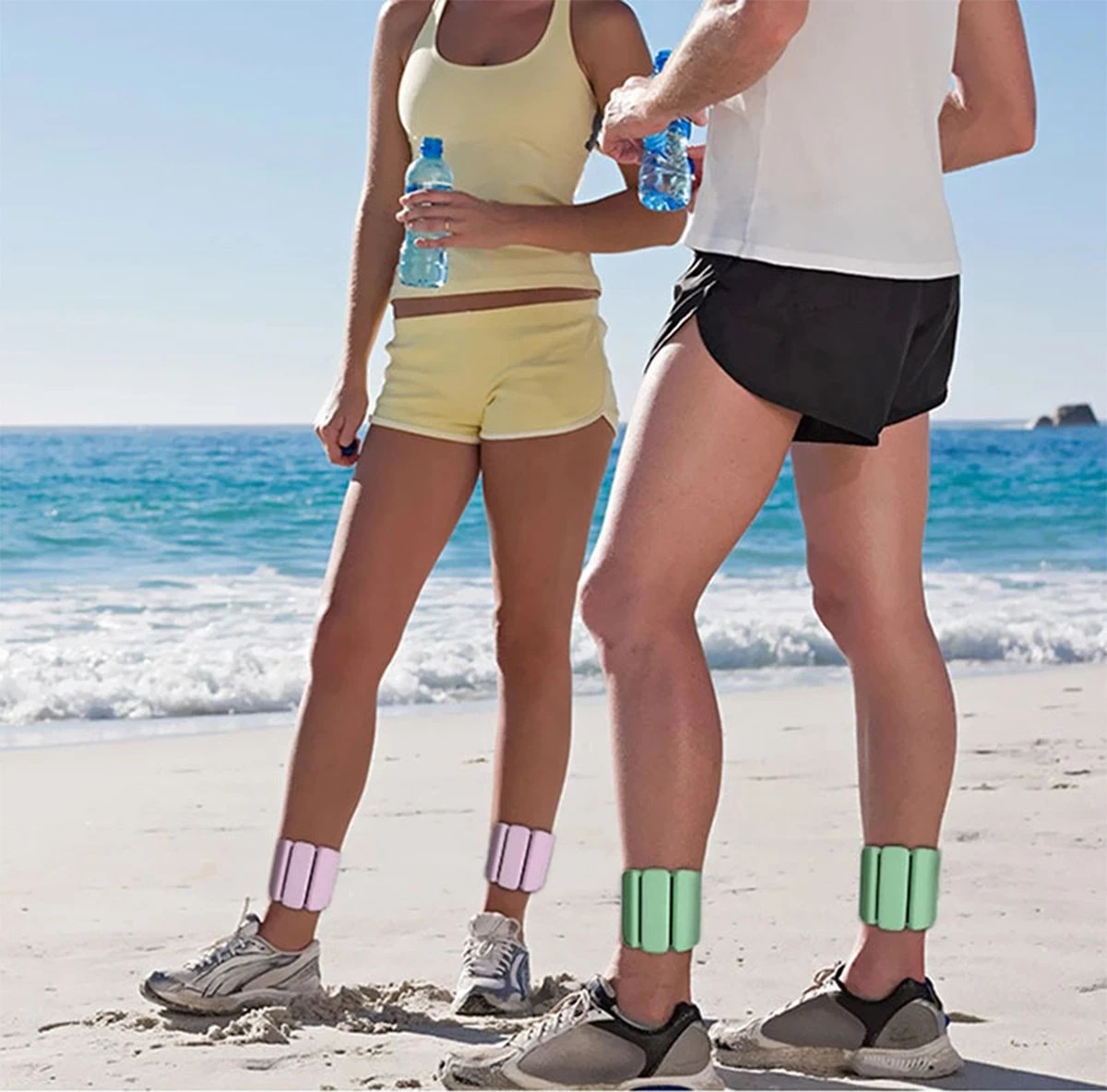 Pols- En Enkelgewichten - ZWART - Adjustable - One Size Fits All - Kwaliteit & Comfort! 6 Pols- En Enkelgewichten - ZWART - Adjustable - One Size Fits All - Kwaliteit & Comfort! - Afbeelding 4