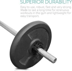 Navaris Halterstangsluiters- Lock Jaw Collar Set - 2x Barbell Sluiting - Halterstangsluiting - Sluitklemmen Voor Halterstangen -Fit Gear Verkoop 1200x1184 8