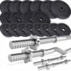 ScSPORTS® Halterset 121 Kg - Gietijzer - Complete Set Incl. Verschillende Halterstangen En Halterschijven - 30 Mm - Gewichten 1 ScSPORTS® Halterset 121 Kg - Gietijzer - Complete Set Incl. Verschillende Halterstangen En Halterschijven - 30 Mm - Gewichten -Fit Gear Verkoop 1200x1187 4