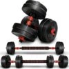 Luxari – 3 In 1 Halterset Pro 20 KG – Verstelbare Halterset - Milieuvriendelijk - Duurzaam Materiaal - Dumbell -Fit Gear Verkoop 1200x1188 3