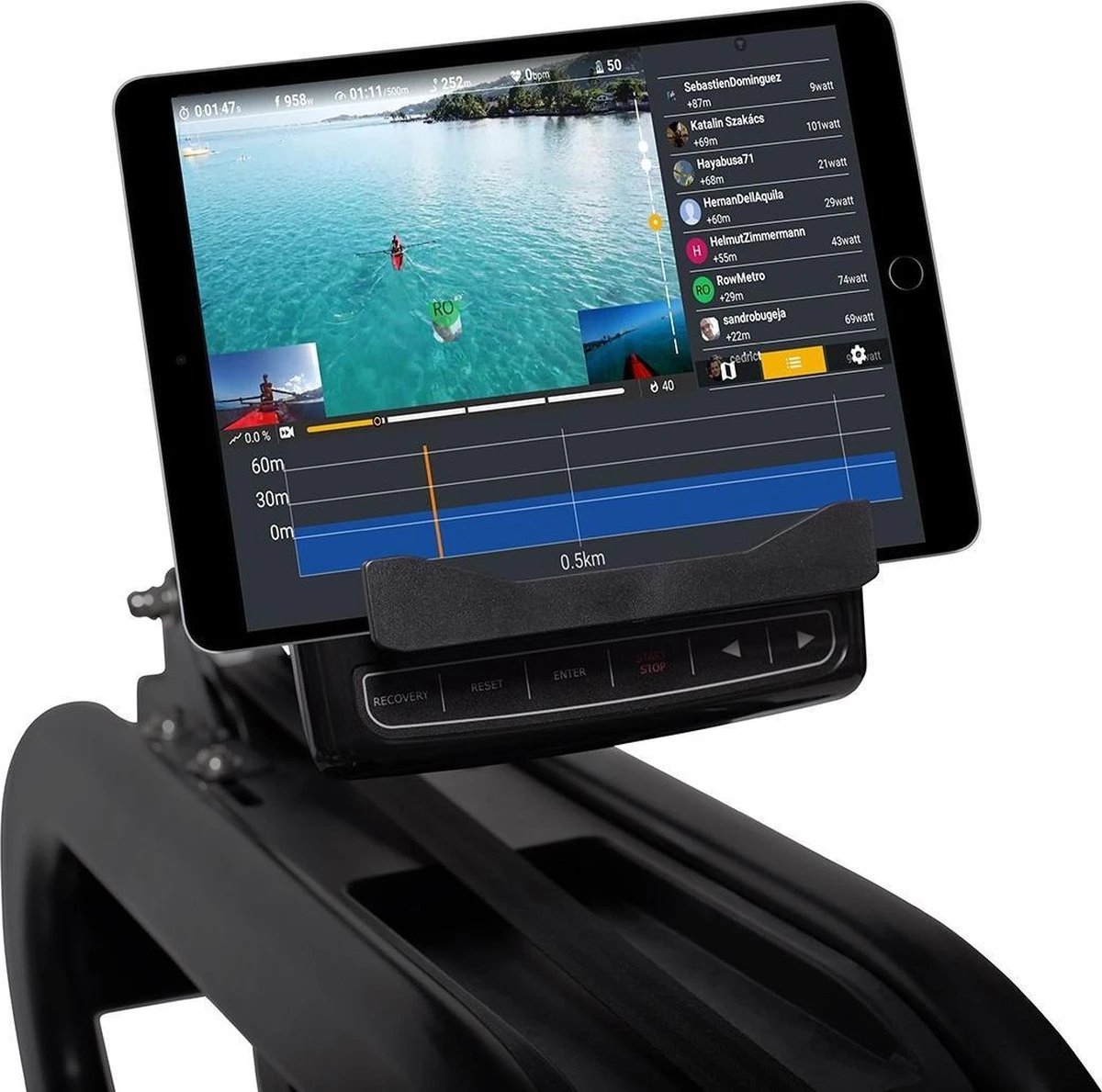 Roeitrainer - VirtuFit Pro Water Resistance Row 1000 Roeimachine - Hartslagfunctie - Inklapbaar 5 Roeitrainer - VirtuFit Pro Water Resistance Row 1000 Roeimachine - Hartslagfunctie - Inklapbaar - Afbeelding 3