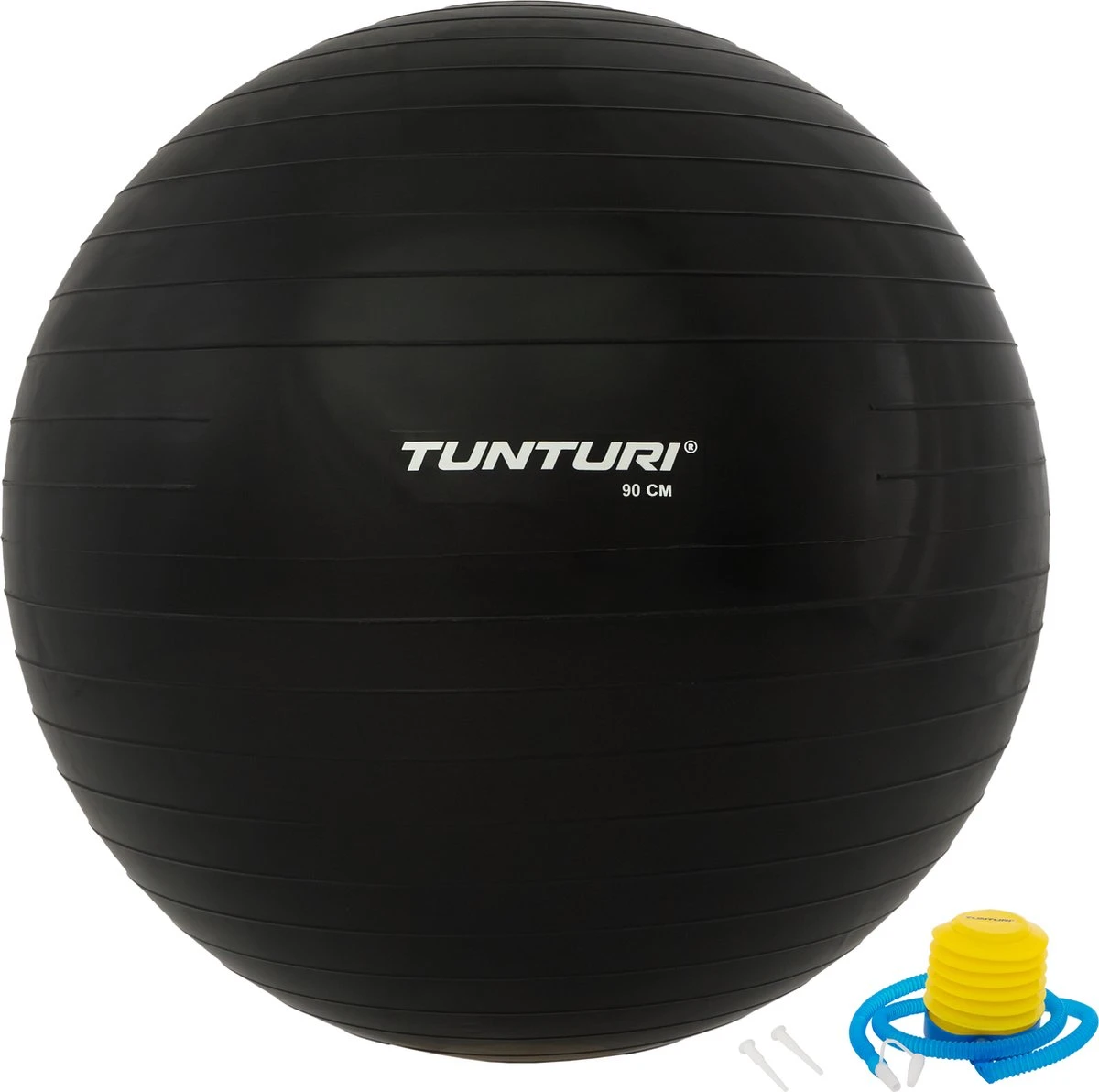Tunturi Fitness Bal - Yoga Bal Inclusief Pomp - Pilates Bal - Zwangerschaps Bal - 90 Cm - Kleur: Zwart - Incl. Gratis Fitness App 3 Tunturi Fitness Bal - Yoga Bal Inclusief Pomp - Pilates Bal - Zwangerschaps Bal - 90 Cm - Kleur: Zwart - Incl. Gratis Fitness App
