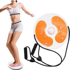 Ariko Cardio Twister - Waist Ab Trainer - Buikspiertrainer - Balanstrainer - Workout - Balance Board - Hometrainer - Oranje