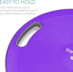 Navaris Anti-slip Balansbord Voor Evenwichtstraining - Balanstrainer - Wiebelbord - Voor Beginners En Professionals - Diameter 40cm - Lila -Fit Gear Verkoop 1200x1197 22