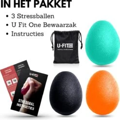 U Fit One® 3 Delige Stressbal Set Met Handleiding - Stressballen - Fidget - Handtrainer - Handknijper - Knijphalter- Onderarm Trainer - Grijper - Hand & Grip Trainer - RSI - Pols - Fitness - Ufitone 17 U Fit One® 3 Delige Stressbal Set Met Handleiding - Stressballen - Fidget - Handtrainer - Handknijper - Knijphalter- Onderarm Trainer - Grijper - Hand & Grip Trainer - RSI - Pols - Fitness - Ufitone -Fit Gear Verkoop 1200x1197 24