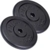 ScSPORTS® Gewichten Set 20 Kg - 2 X 10 Kg Halterschijf - Gietijzer - Boring 30 Mm - Zwart -Fit Gear Verkoop 1200x1198 18