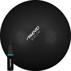 Avento Fitness/Gymbal + Pomp - Ø 65cm - Zwart