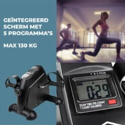 Umbro Stoelfiets - Met Computer - Hometrainer - Bureaufiets - Fietstrainer - Stoelfiets Met Handvaten - Zwart -Fit Gear Verkoop 1200x1199 2