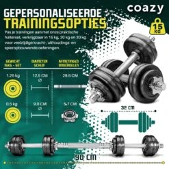 Coazy Dumbell En Barbell Set Verstelbaar - Dumbells - Gewichten Fitness - Halterstang Met Gewichten - Halter -Fit Gear Verkoop 1200x1199 5