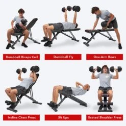 LifeGoods Fitness Halterbank - Verstelbaar - Inklapbaar - Zwart/Rood 19 LifeGoods Fitness Halterbank - Verstelbaar - Inklapbaar - Zwart/Rood -Fit Gear Verkoop 1200x1200 1014