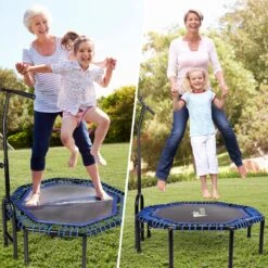 FOXSPORT Hoogwaardige Fitness Trampoline Met Handvat - Opvouwbare Trampoline - Volwassene Of Kindertrampoline Tot 120 Kg - Inclusief Handgrip - Sport Trampoline -Fit Gear Verkoop 1200x1200 105