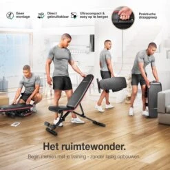 Sportstech BRT400 | Opklapbare Halterbank | Compleet Opgebouwd Geleverd | Buiktrainer | Veilig Vergrendelsysteem -Fit Gear Verkoop 1200x1200 1050