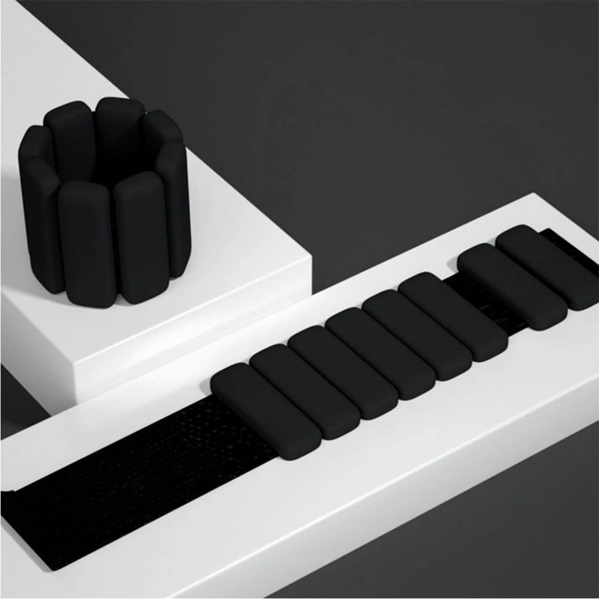 Pols- En Enkelgewichten - ZWART - Adjustable - One Size Fits All - Kwaliteit & Comfort! 3 Pols- En Enkelgewichten - ZWART - Adjustable - One Size Fits All - Kwaliteit & Comfort!