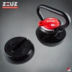 ZEUZ® Verstelbare Kettlebell Tot 18 KG – Fitness Sport Set – Conditie & Krachttraining – Halters - Gietijzer -Fit Gear Verkoop 1200x1200 1128