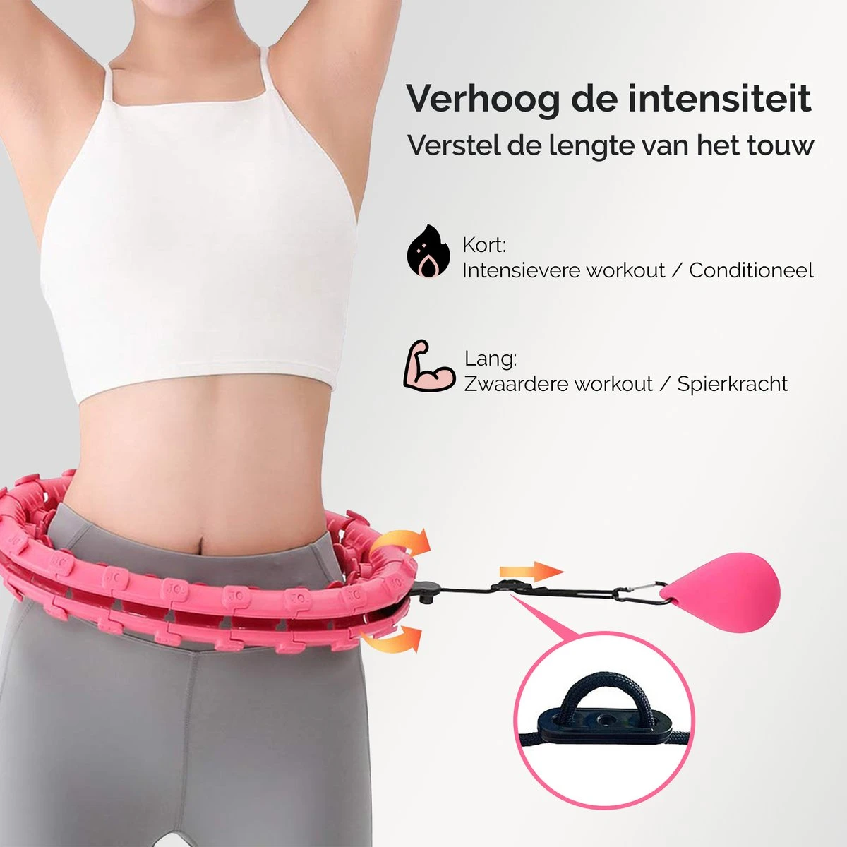 Zoluko Hoelahoep - Incl. E-Book - Hula Hoop - Hoepel - Hoelahoep Fitness - Hula Hoop Fitness - Fitness Hoepel - Weighted Hula Hoop - Weight Hoop - Hoelahoep Met Gewicht - Hoelahoep Volwassenen - Hoepel Fitness - Body Hoop - 1.7 KG - Roze 7 Zoluko Hoelahoep - Incl. E-Book - Hula Hoop - Hoepel - Hoelahoep Fitness - Hula Hoop Fitness - Fitness Hoepel - Weighted Hula Hoop - Weight Hoop - Hoelahoep Met Gewicht - Hoelahoep Volwassenen - Hoepel Fitness - Body Hoop - 1.7 KG - Roze - Afbeelding 5