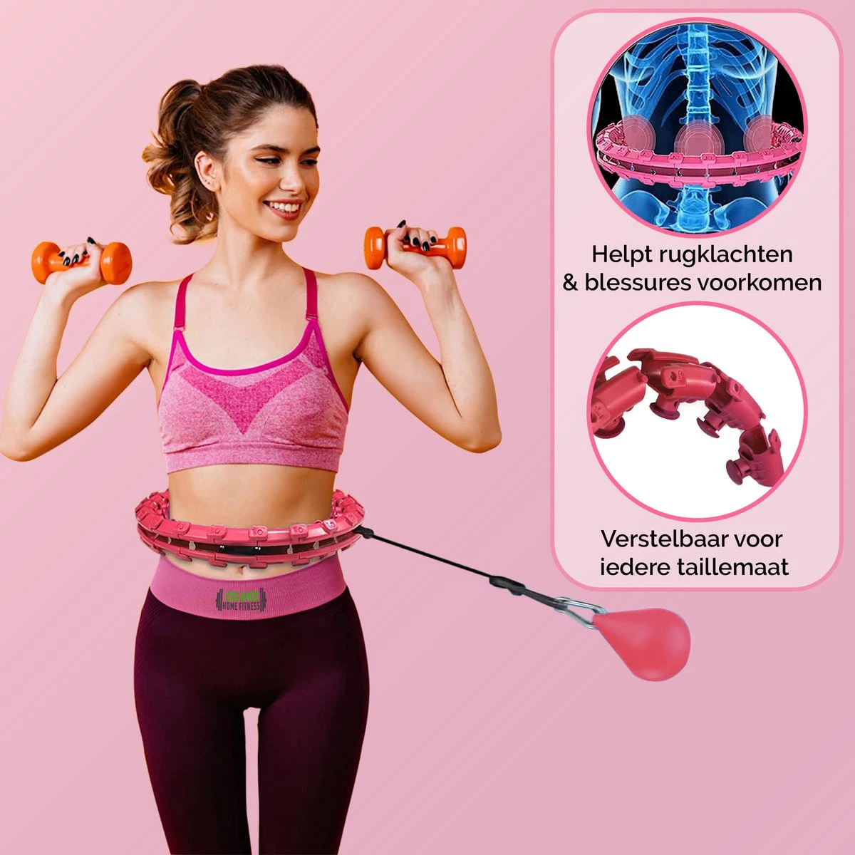 Zoluko Hoelahoep - Incl. E-Book - Hula Hoop - Hoepel - Hoelahoep Fitness - Hula Hoop Fitness - Fitness Hoepel - Weighted Hula Hoop - Weight Hoop - Hoelahoep Met Gewicht - Hoelahoep Volwassenen - Hoepel Fitness - Body Hoop - 1.7 KG - Roze 15 Zoluko Hoelahoep - Incl. E-Book - Hula Hoop - Hoepel - Hoelahoep Fitness - Hula Hoop Fitness - Fitness Hoepel - Weighted Hula Hoop - Weight Hoop - Hoelahoep Met Gewicht - Hoelahoep Volwassenen - Hoepel Fitness - Body Hoop - 1.7 KG - Roze - Afbeelding 13