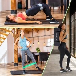 Tunturi Fitnessmat Met Draagtas - Yogamat - Sportmat Gemaakt Van Zacht NBR Materiaal - 180 X 60 X 1,5cm - Zwart - Incl. Gratis Fitness App -Fit Gear Verkoop 1200x1200 1299