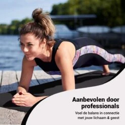 Yoga Mat Sportmat Fitnessmat Antislip Duurzaam Met Yoga Lessen - Zwart -Fit Gear Verkoop 1200x1200 1353