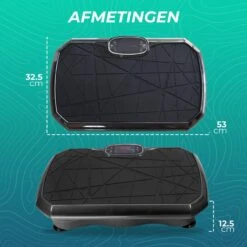 Luxari - Trilplaat Pro - Bluetooth Speaker - 5 Trainingsprogramma's & 180 Niveaus - 2 Fitness Weerstandskabels - Afstandsbediening - Zwart -Fit Gear Verkoop 1200x1200 137