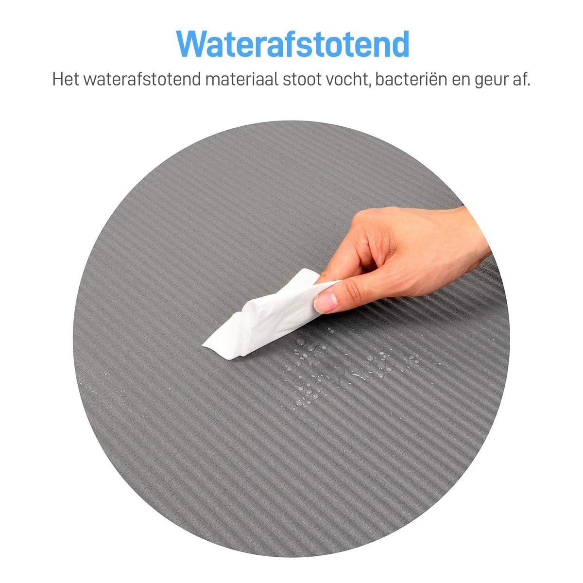 Athletix® Premium NBR Fitnessmat - 183 X 61 X 1.5 Cm - Yogamat Met Draagriem En Draagtas - Grijs 7 Athletix® Premium NBR Fitnessmat - 183 X 61 X 1.5 Cm - Yogamat Met Draagriem En Draagtas - Grijs - Afbeelding 5